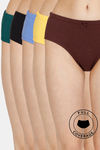 Rosaline Cyber Grove Medium Rise Full Coverage Hipster Panty (Pack of 5) - Multicolor — thumbnail 1